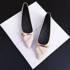 Women's shoes back view — versatile — Cynthia Point Toe Flat Shoes — Oscar Blackwood