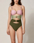 Women's lele color detail — versatile — Lele Dolphin Swimsuit for every occasion — Oscar Blackwood