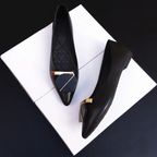 Women's shoes detail view — versatile — Cynthia Point Toe Flat Shoes — Oscar Blackwood