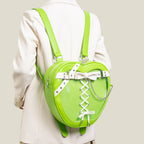 Women's woven bag styled look — everyday — Poison Apple Backpack — Oscar Blackwood