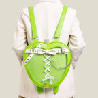 Women's woven bag alternate angle — everyday — Poison Apple Backpack — Oscar Blackwood