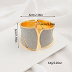 Women's red textured jewelry back view — versatile — Aura Wave Bracelet — Oscar Blackwood