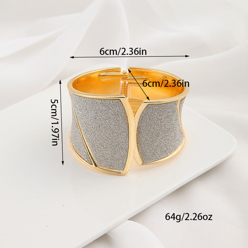 Women's red textured jewelry back view — versatile — Aura Wave Bracelet — Oscar Blackwood