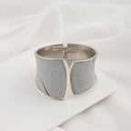 Women's red textured jewelry close-up — versatile — Aura Wave Bracelet — Oscar Blackwood