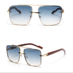 Women's sunglasses side view — statement — Jordan Polarized Aviator Shades — Oscar Blackwood
