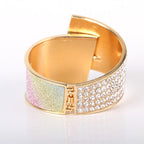 Women's white textured jewelry close-up — versatile — Aura Diamond Wave Bracelet — Oscar Blackwood
