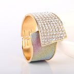 Women's white textured jewelry side view — versatile — Aura Diamond Wave Bracelet — Oscar Blackwood