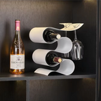 Unisex wine color detail — versatile — Wine Wave Holder for every occasion — Oscar Blackwood