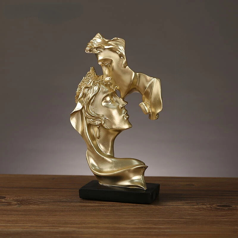 Unisex imperial alternate angle — versatile — Imperial Kiss Statue — Oscar Blackwood