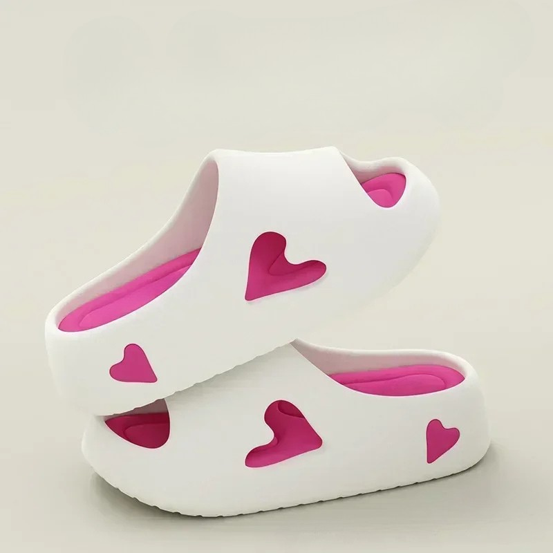 Women's white shoes close-up — versatile — Heart Me Slippers for every occasion — Oscar Blackwood