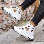 Women's sandals side view — versatile — Jade Platform Sandals for every occasion — Oscar Blackwood