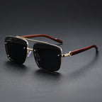Women's sunglasses back view — statement — Jordan Polarized Aviator Shades — Oscar Blackwood