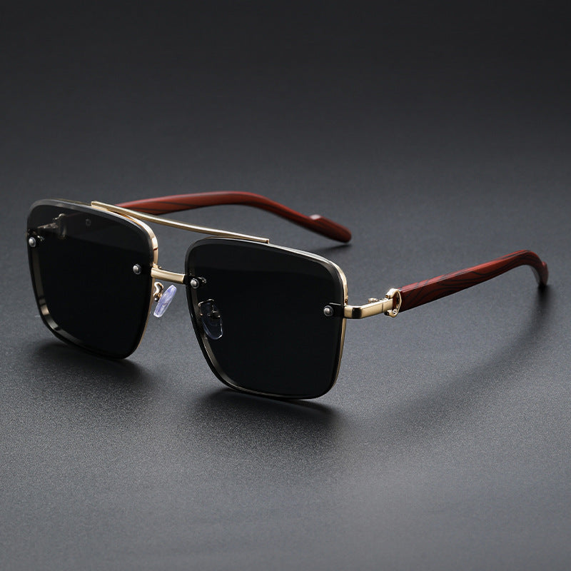 Women's sunglasses back view — statement — Jordan Polarized Aviator Shades — Oscar Blackwood