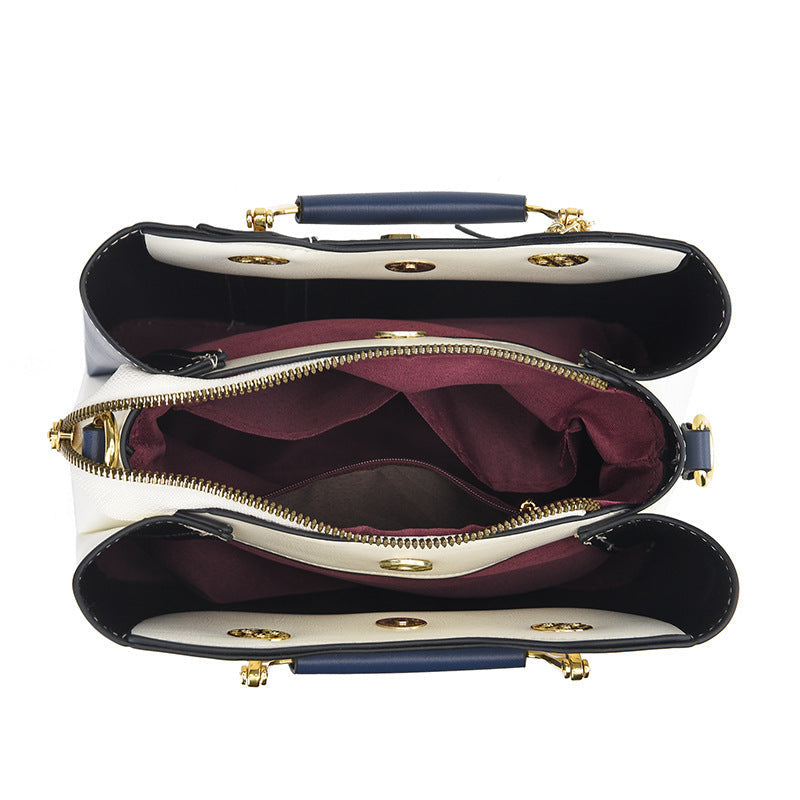 Women's leather handbag side view — everyday — Janenovo Butterfly Handbag — Oscar Blackwood