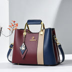 Women's leather handbag side view — everyday — Janenovo Butterfly Handbag — Oscar Blackwood