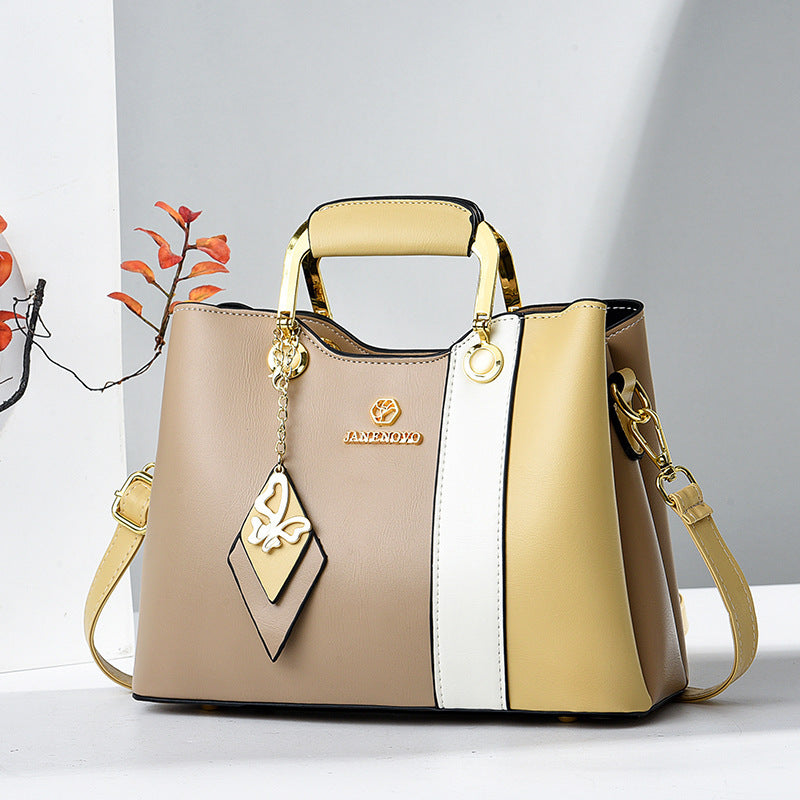 Women's leather handbag color detail — everyday — Janenovo Butterfly Handbag — Oscar Blackwood