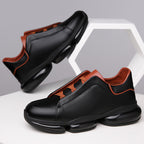 Men's black lace sneakers styled look — casual — Alpha Dan 6 Shoes — Oscar Blackwood