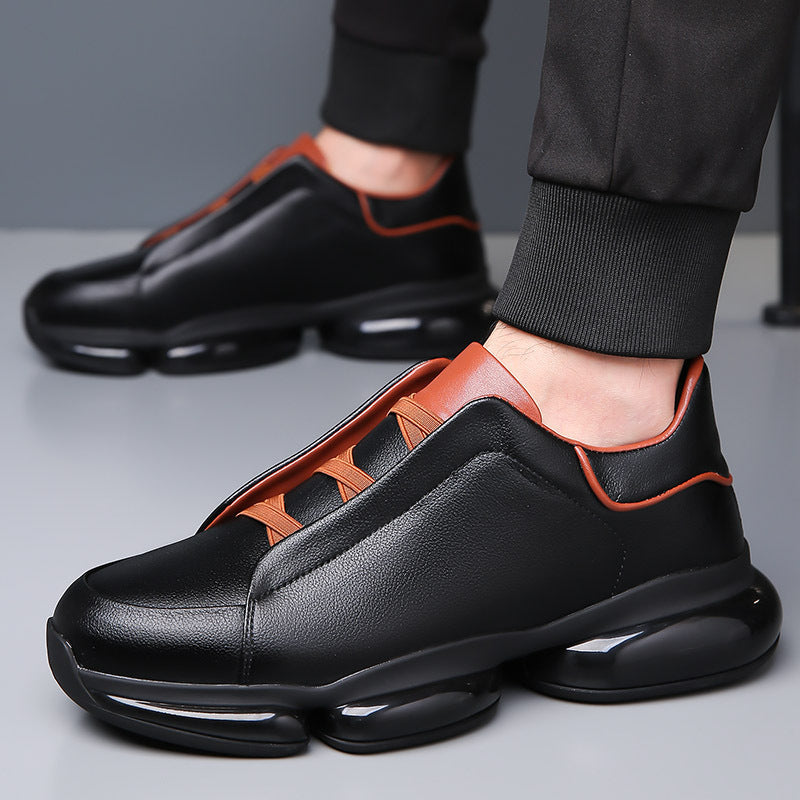 Men's black lace sneakers side view — casual — Alpha Dan 6 Shoes — Oscar Blackwood