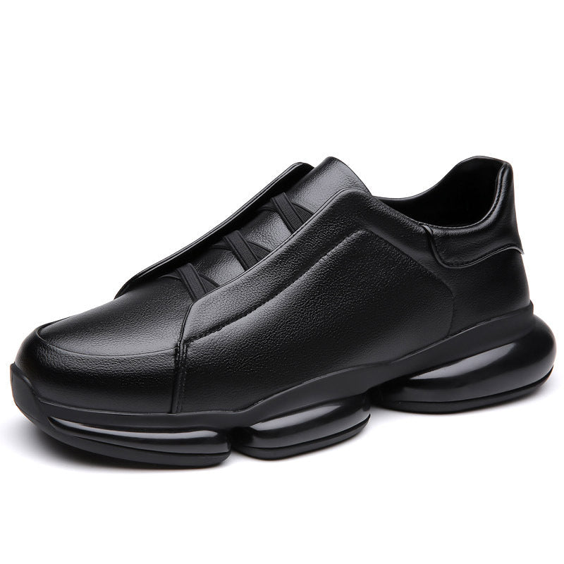 Men's black lace sneakers back view — casual — Alpha Dan 6 Shoes — Oscar Blackwood