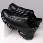 Men's black lace sneakers color detail — casual — Alpha Dan 6 Shoes — Oscar Blackwood
