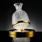 Unisex lace wine close-up — versatile — Wine 360 Rotating Decanter — Oscar Blackwood