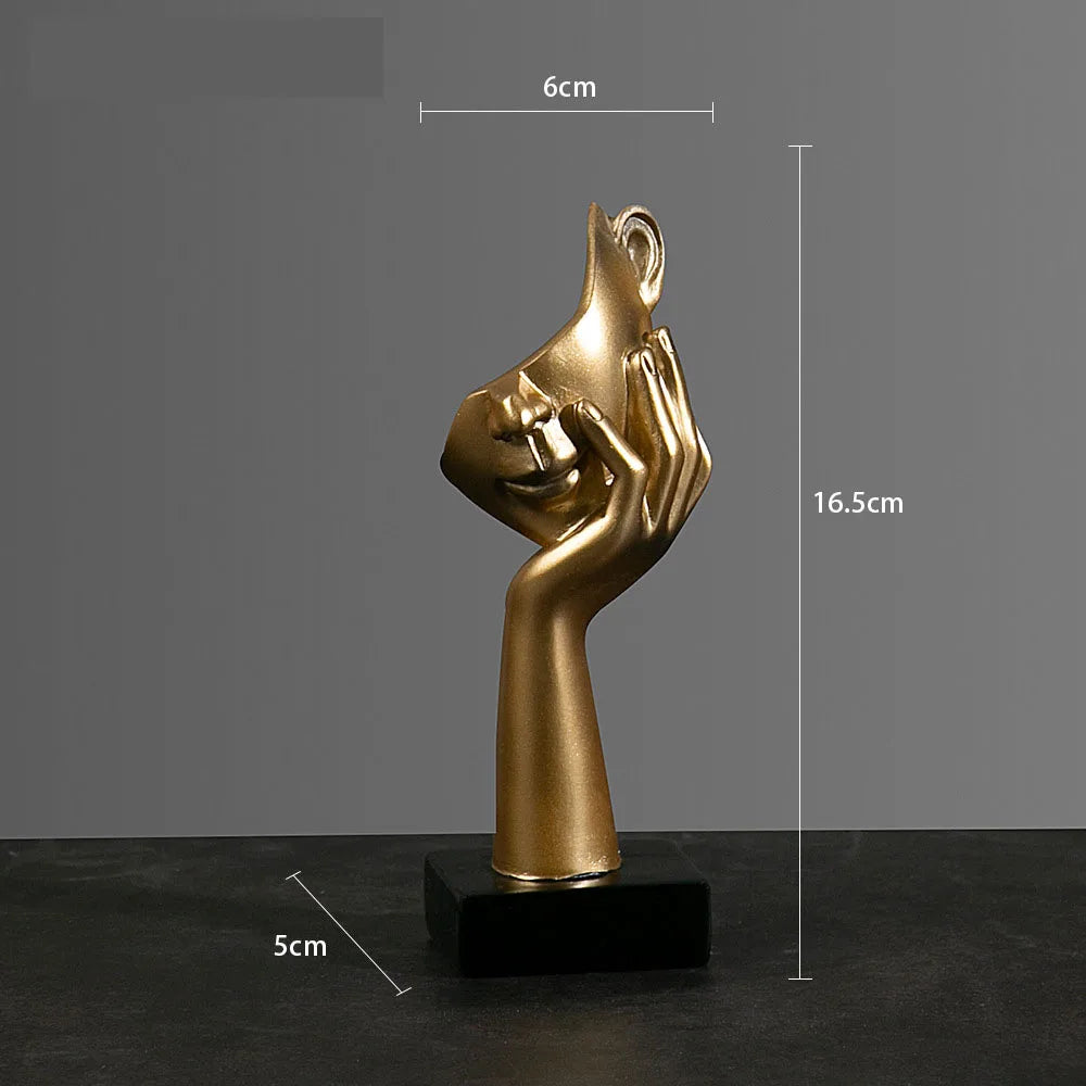 Men's gold soul color detail — versatile — Soul Shape Ornament — Oscar Blackwood