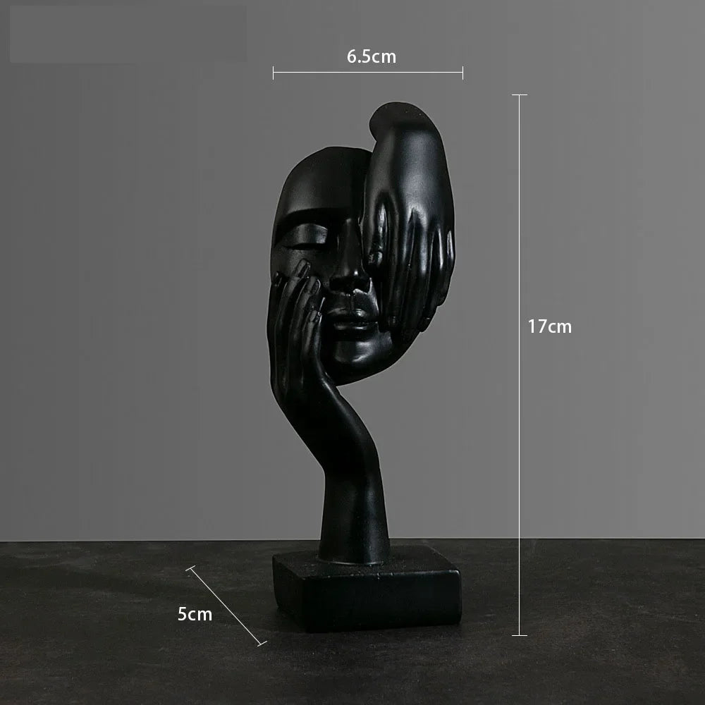 Men's black soul detail view — versatile — Soul Shape Ornament — Oscar Blackwood