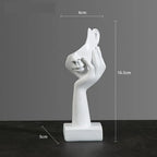 Men's white soul close-up — versatile — Soul Shape Ornament for every occasion — Oscar Blackwood