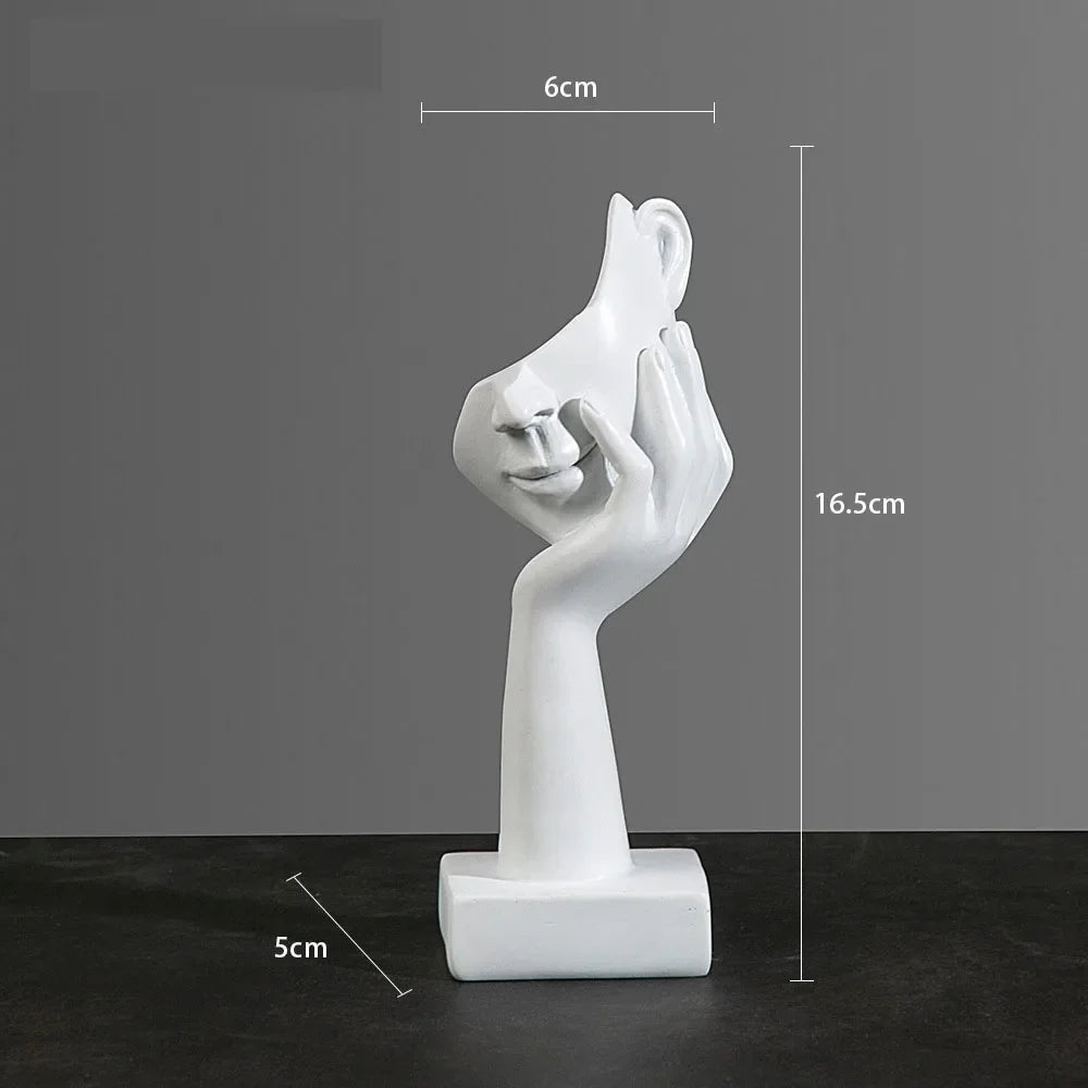Men's white soul close-up — versatile — Soul Shape Ornament for every occasion — Oscar Blackwood
