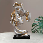 Unisex imperial side view — versatile — Imperial Kiss Statue for every occasion — Oscar Blackwood