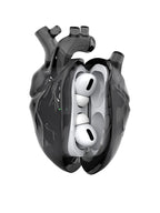 Unisex black accessories color detail — versatile — Heart AidPods Case — Oscar Blackwood