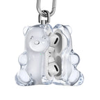 Unisex transparent gummy back view — versatile — Gummy Bear AirPods Case — Oscar Blackwood