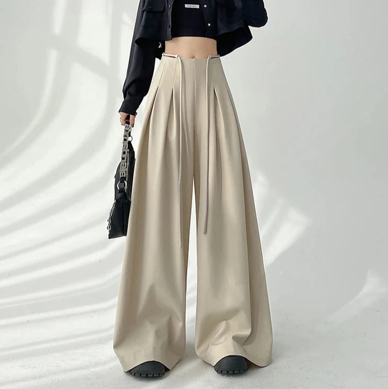 Women's pink lace pants color detail — versatile — Brianna Wide Leg Pants — Oscar Blackwood