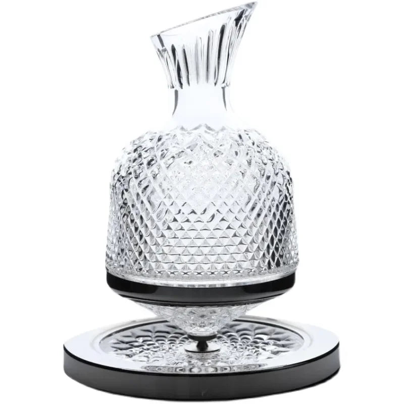 Unisex lace wine styled look — versatile — Wine 360 Rotating Decanter — Oscar Blackwood