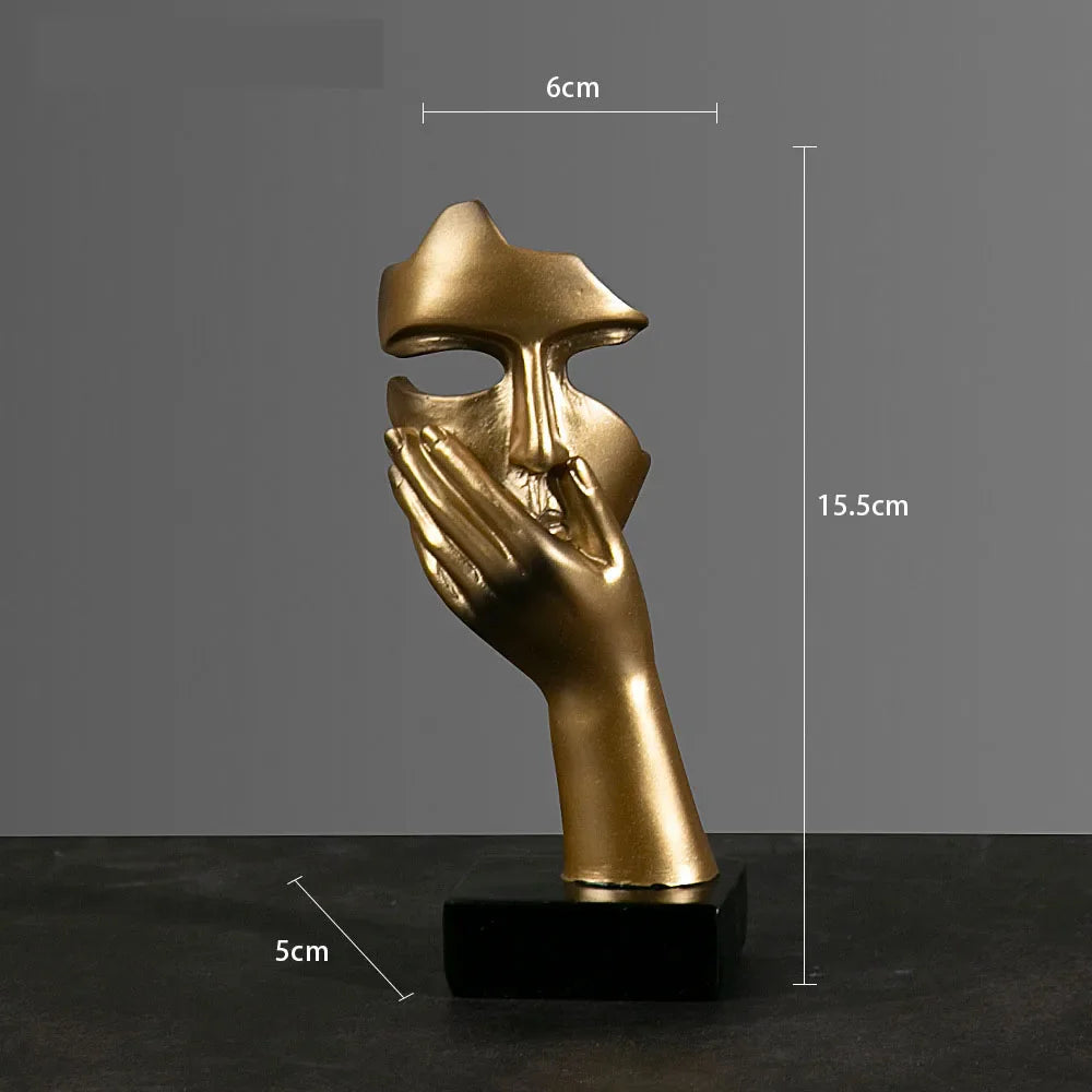 Men's gold soul styled look — versatile — Soul Shape Ornament for every occasion — Oscar Blackwood