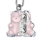 Unisex pink gummy side view — versatile — Gummy Bear AirPods Case — Oscar Blackwood