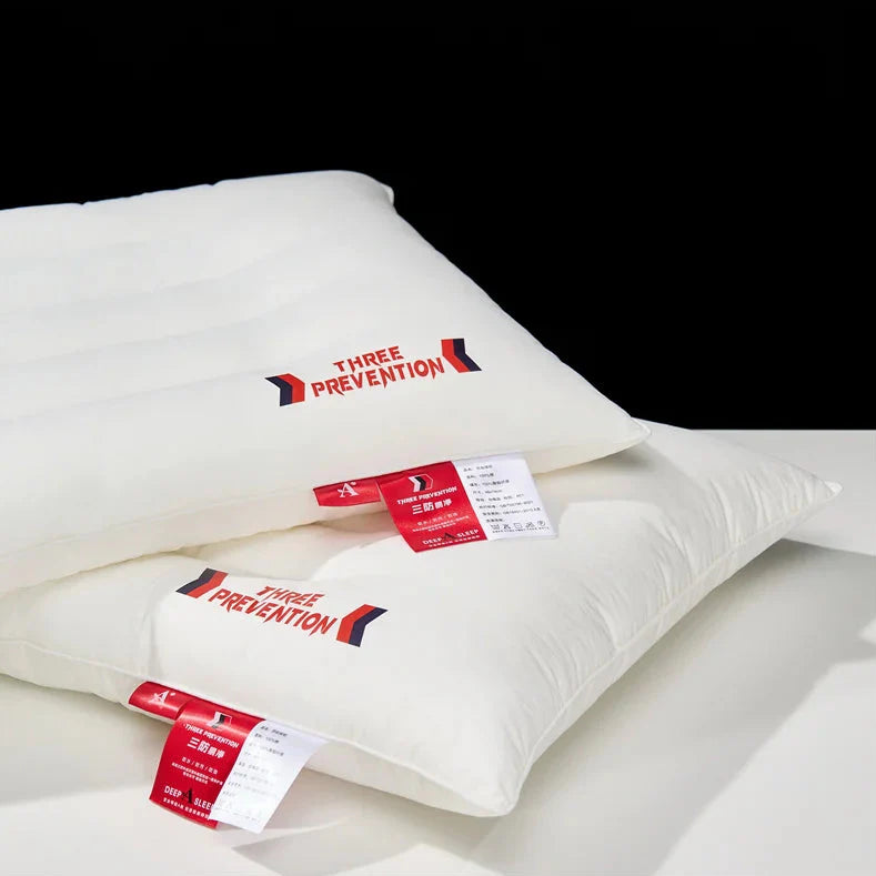 Unisex cotton three close-up — versatile — Three Prevention Waterproof Cotton Pillow — Oscar Blackwood