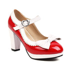 Women's heels back view — elegant — Molly Mary Jane Heels for every occasion — Oscar Blackwood