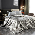 Unisex silk moonlight styled look — versatile — Moonlight Silk Bedding Set — Oscar Blackwood
