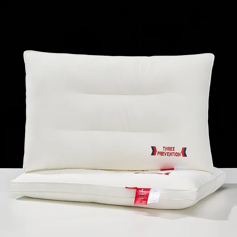 Unisex cotton three detail view — versatile — Three Prevention Waterproof Cotton Pillow — Oscar Blackwood