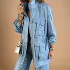 Women's pants styled look — versatile — Lucie Loose Autumn Set — Oscar Blackwood