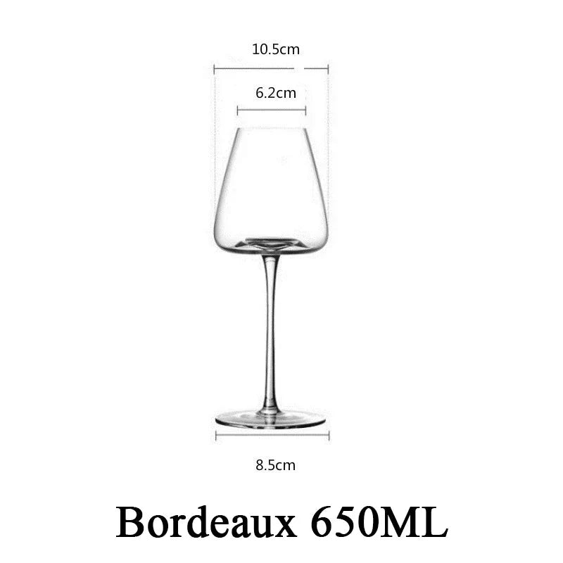 Unisex bordeaux granerzo detail view — versatile — Granerzo Wine Glass — Oscar Blackwood