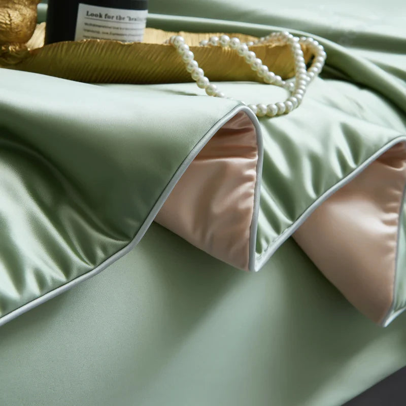 Men's silk romanart styled look — versatile — Romanart Mulberry Silk Comforter — Oscar Blackwood
