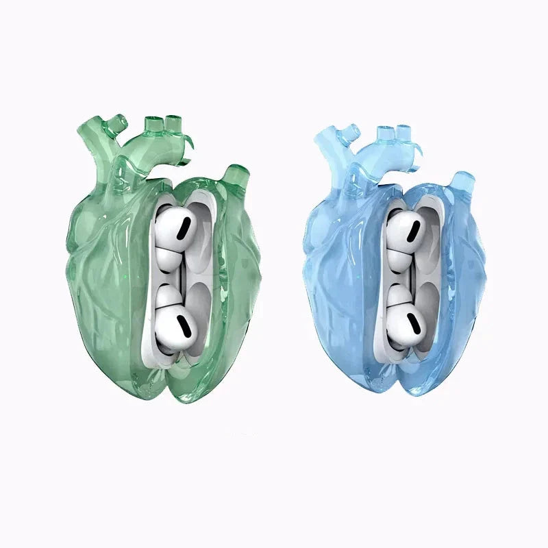Unisex accessories front view — versatile — Heart AidPods Case — Oscar Blackwood
