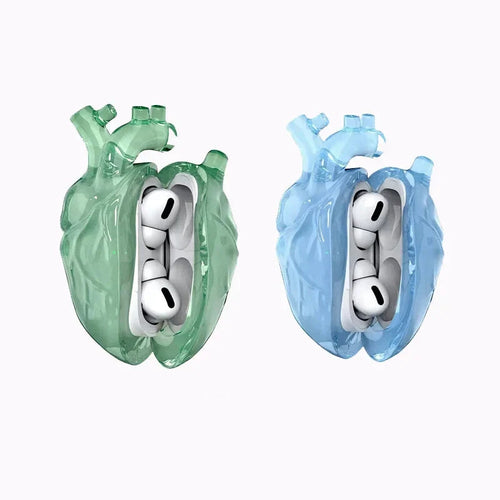 Unisex accessories front view — versatile — Heart AidPods Case — Oscar Blackwood