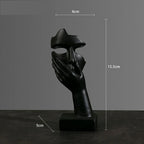 Men's black soul color detail — versatile — Soul Shape Ornament — Oscar Blackwood