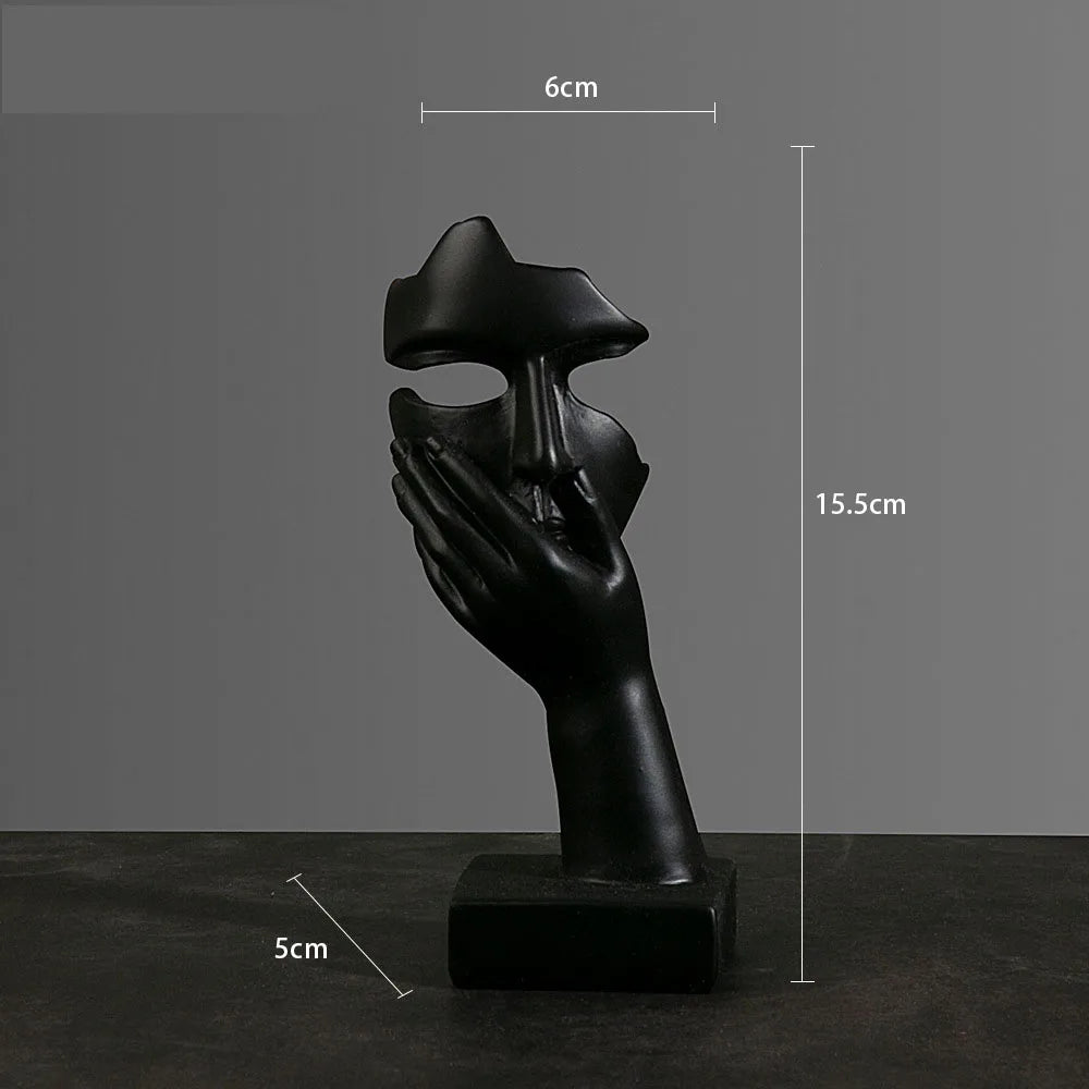 Men's black soul color detail — versatile — Soul Shape Ornament — Oscar Blackwood