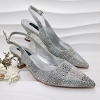Women's heels side view — elegant — Vittoria Heels & Bag for every occasion — Oscar Blackwood