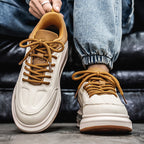 Men's lace sneakers detail view — casual — Jee 1995 Chunky Sneakers — Oscar Blackwood