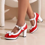 Women's heels alternate angle — elegant — Molly Mary Jane Heels — Oscar Blackwood